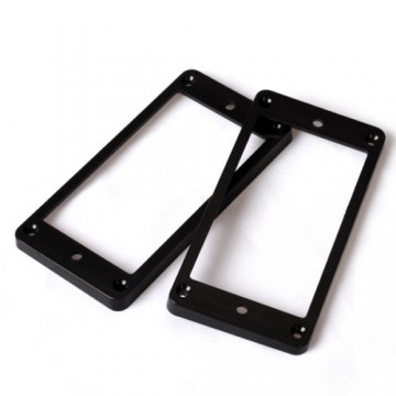 Humbucker frame curved zwart - 2 stuks