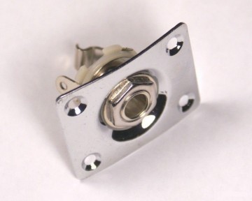 Jack plate rechthoek inclusief mono output