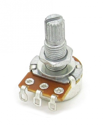 Mini potmeter split shaft A500K volume