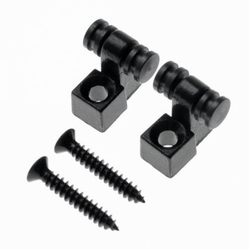 Snaargeleiders met roller zwart