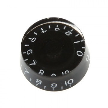 Speedknop LP-stijl zwart kunststof