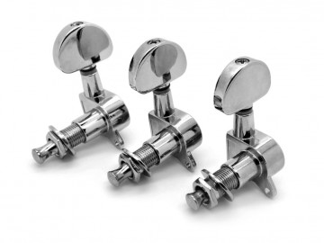 Stemmechanieken vintage chroom (6 stuks)