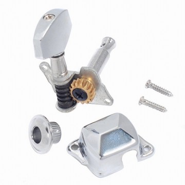 Stemmechanieken semi-closed vintage chroom 6 stuks