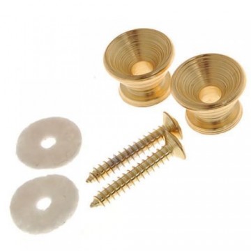 Strap buttons goud