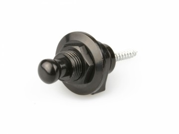 Strap lock roundhead zwart