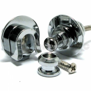 Strap lock roundhead chroom