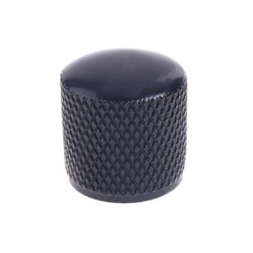 Volumeknop of toneknop zwart metaal